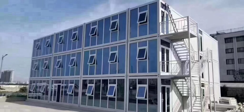 Long term modular container camp project