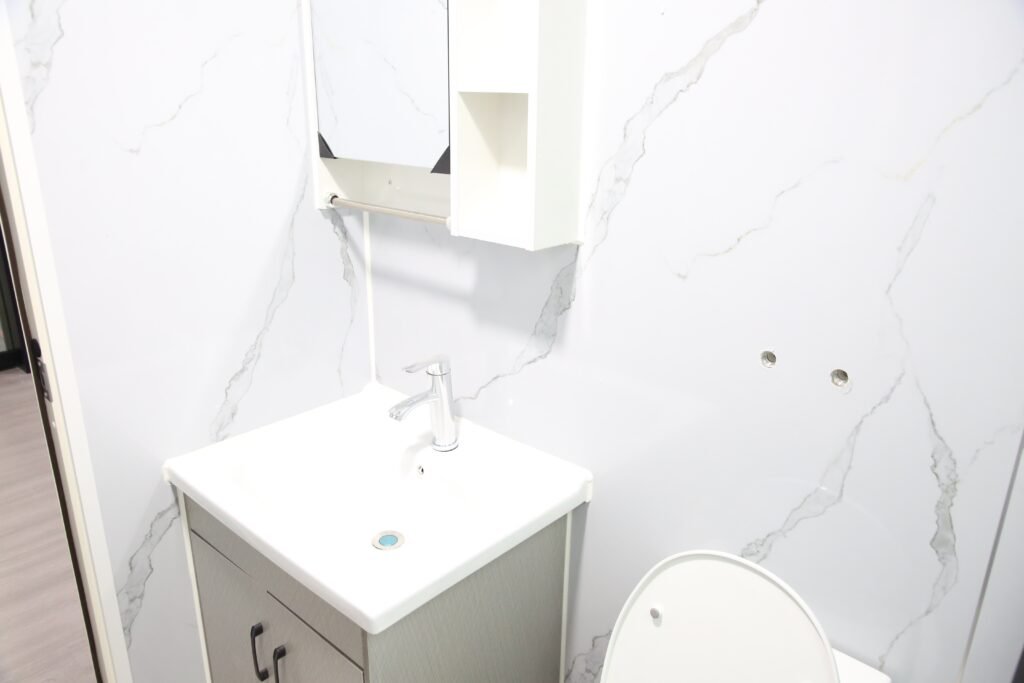 Expandable container house exterior view