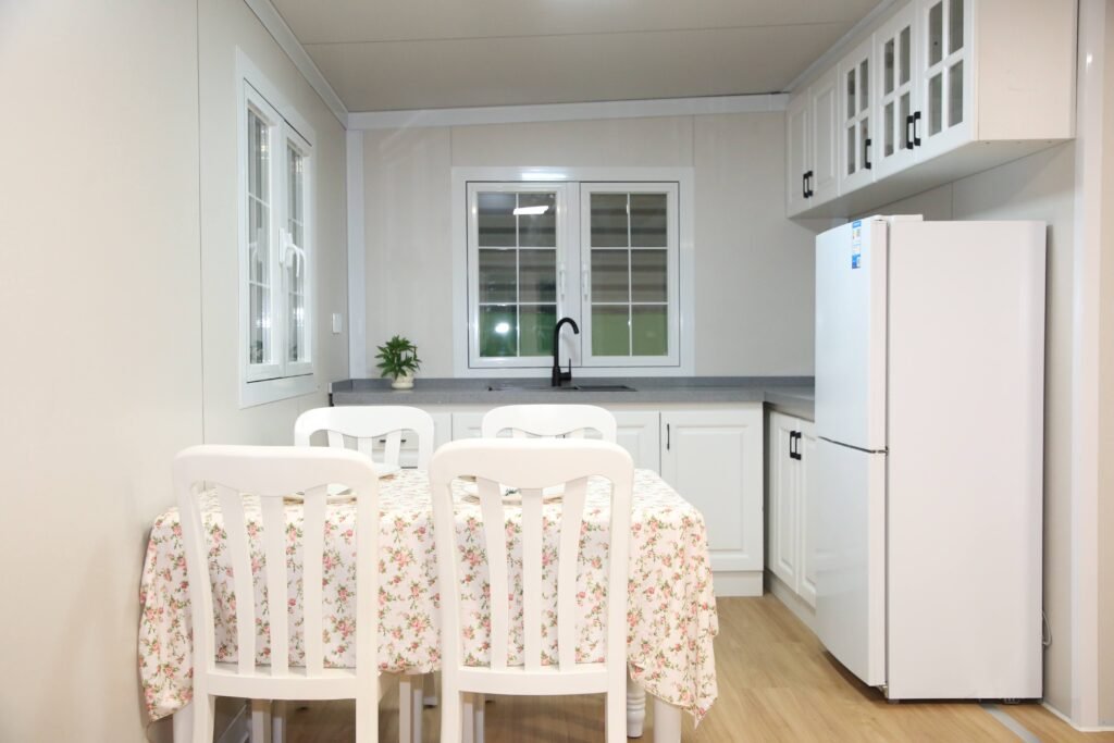 Expandable container house exterior view