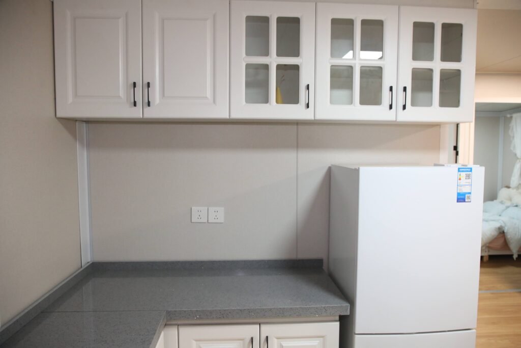 Expandable container house exterior view