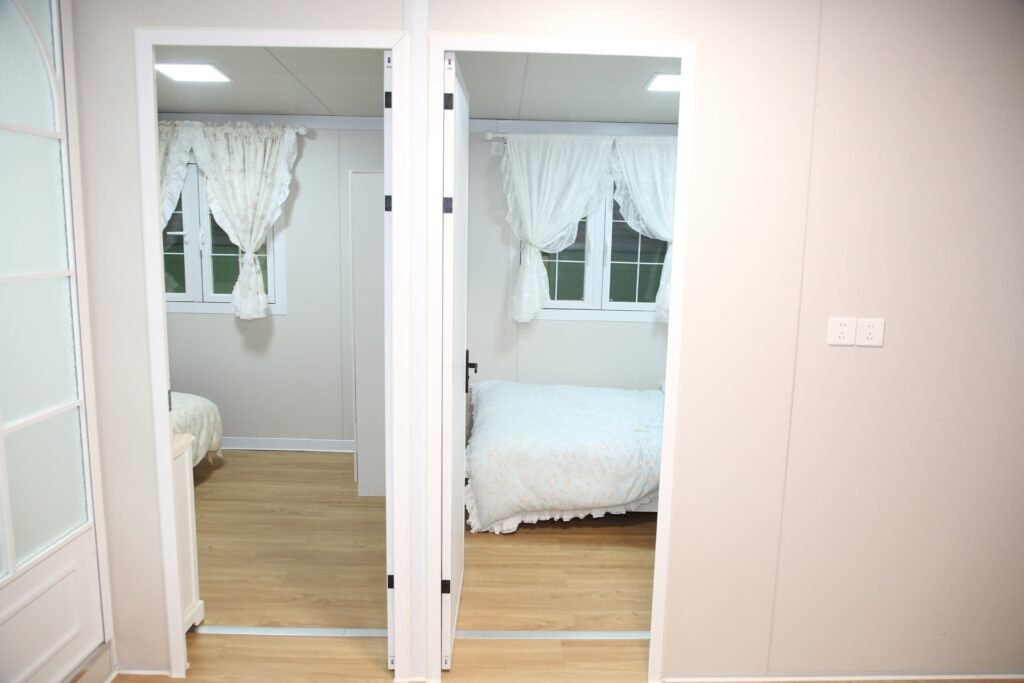 Expandable container house exterior view