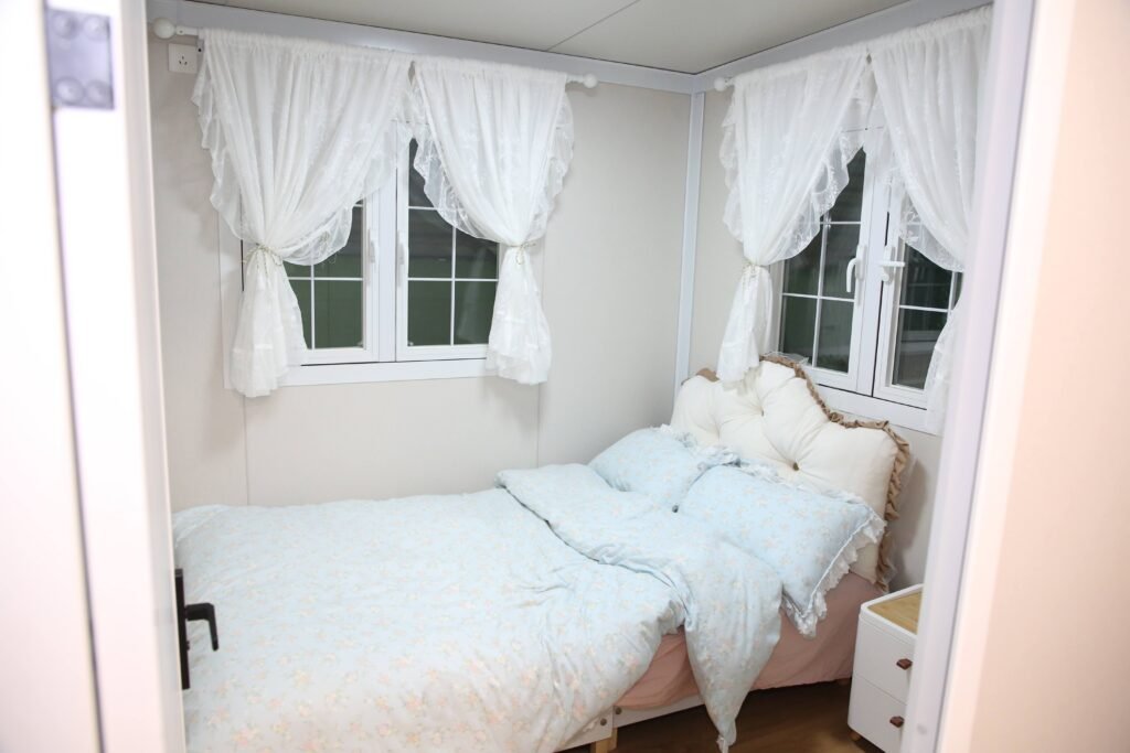 Expandable container house exterior view