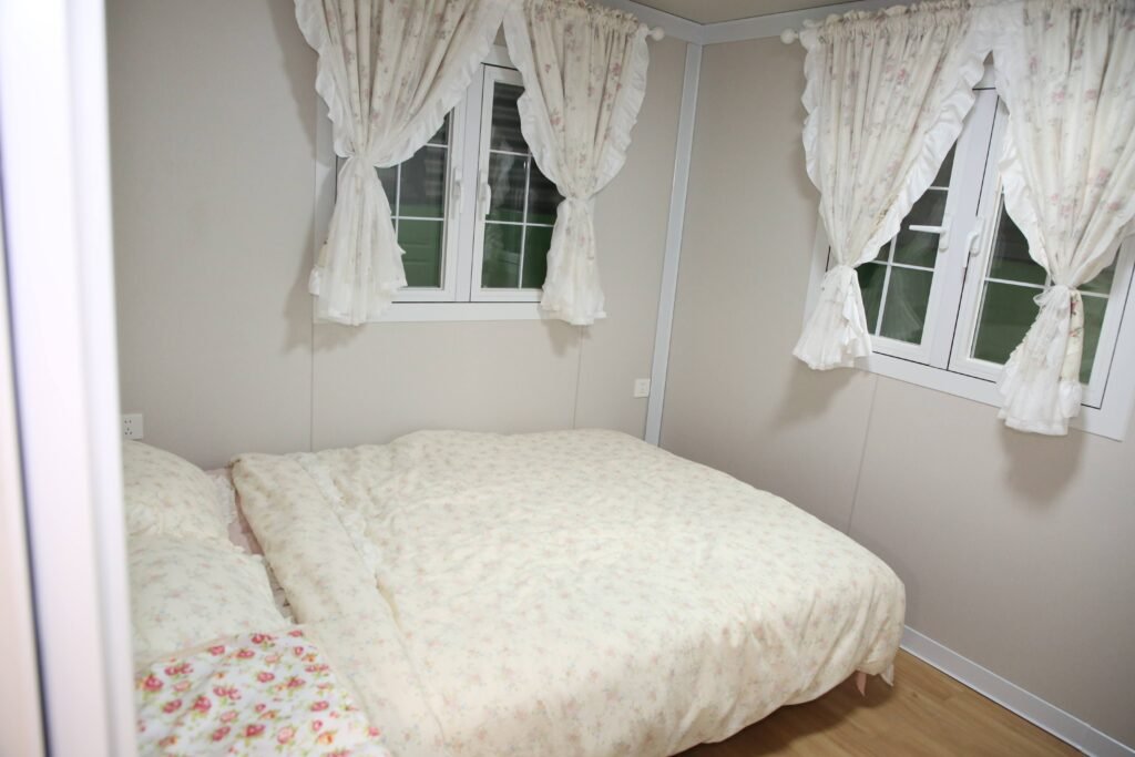 Expandable container house exterior view