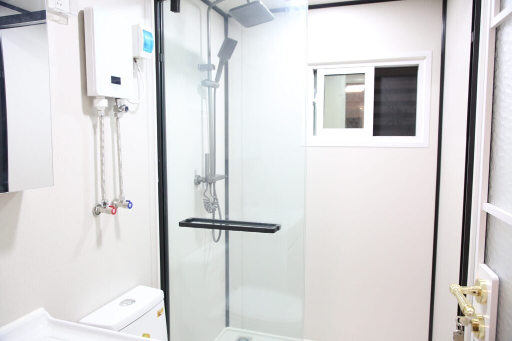 Expandable container house exterior view