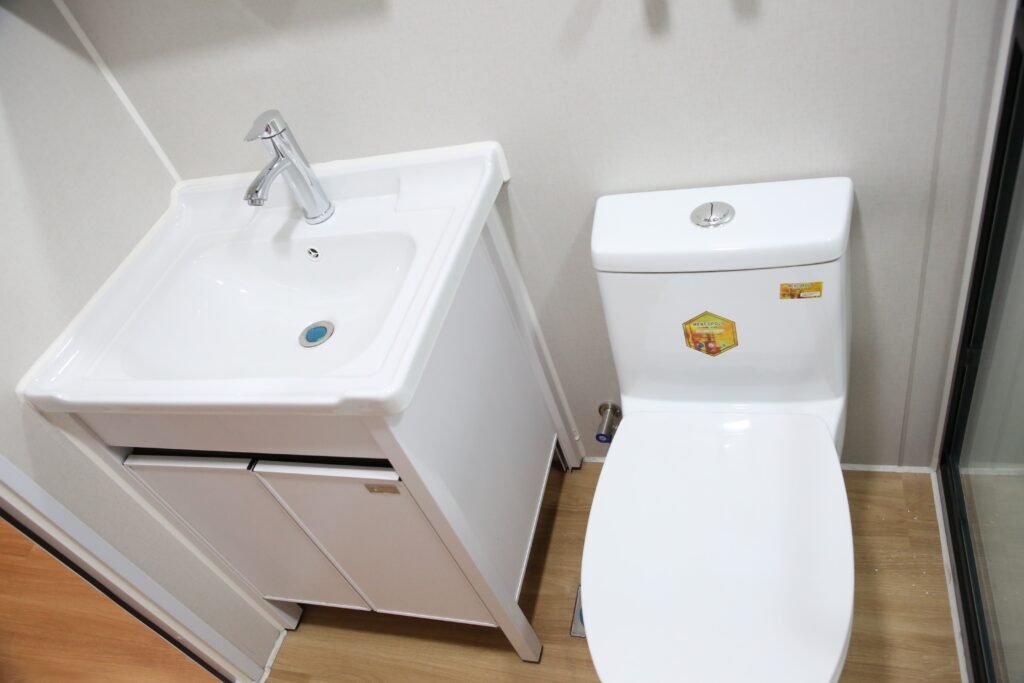 Expandable container house exterior view