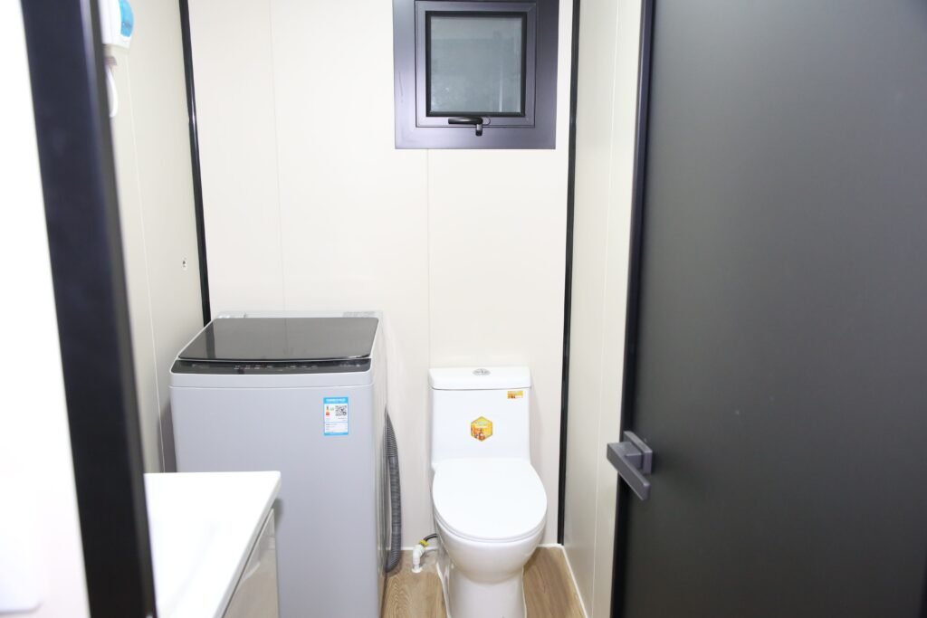 Expandable container house exterior view