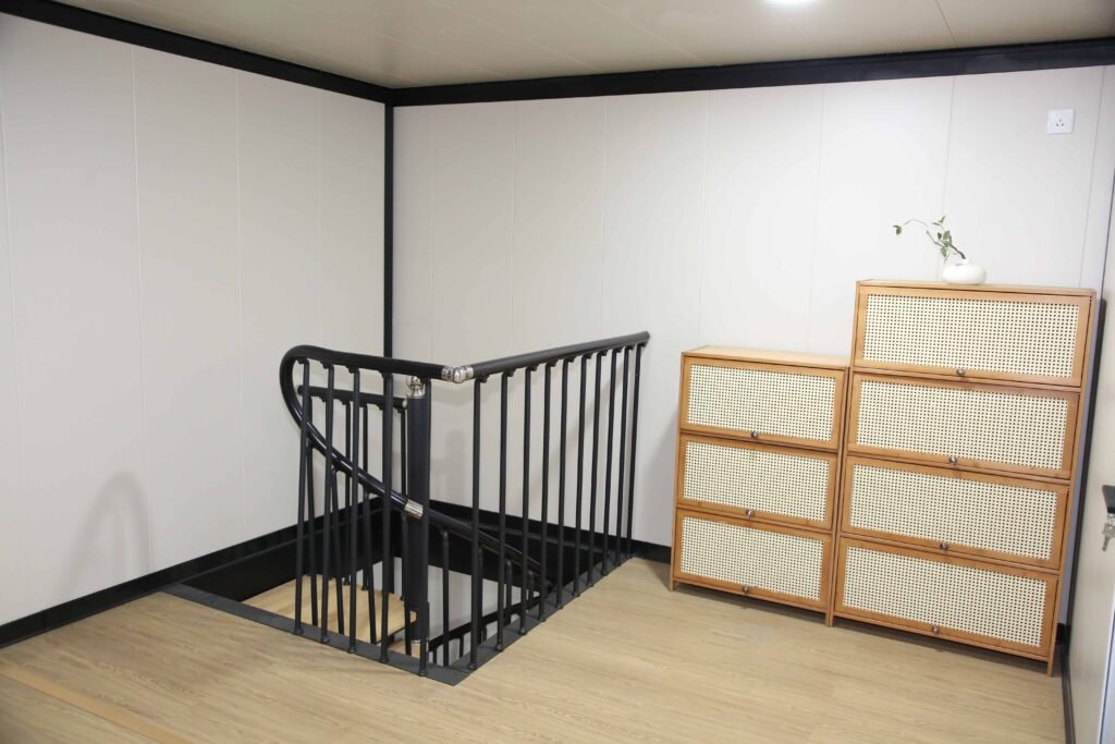 Expandable container house exterior view