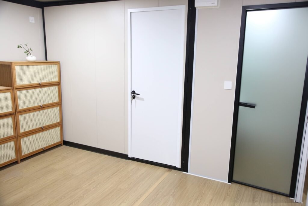 Expandable container house exterior view