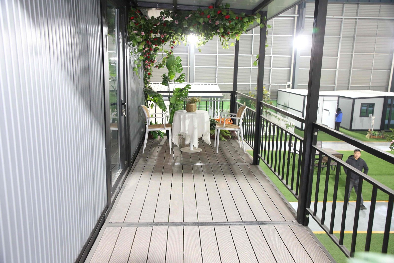 Expandable container house exterior view