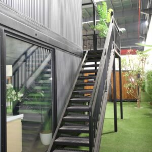 Expandable container house exterior view