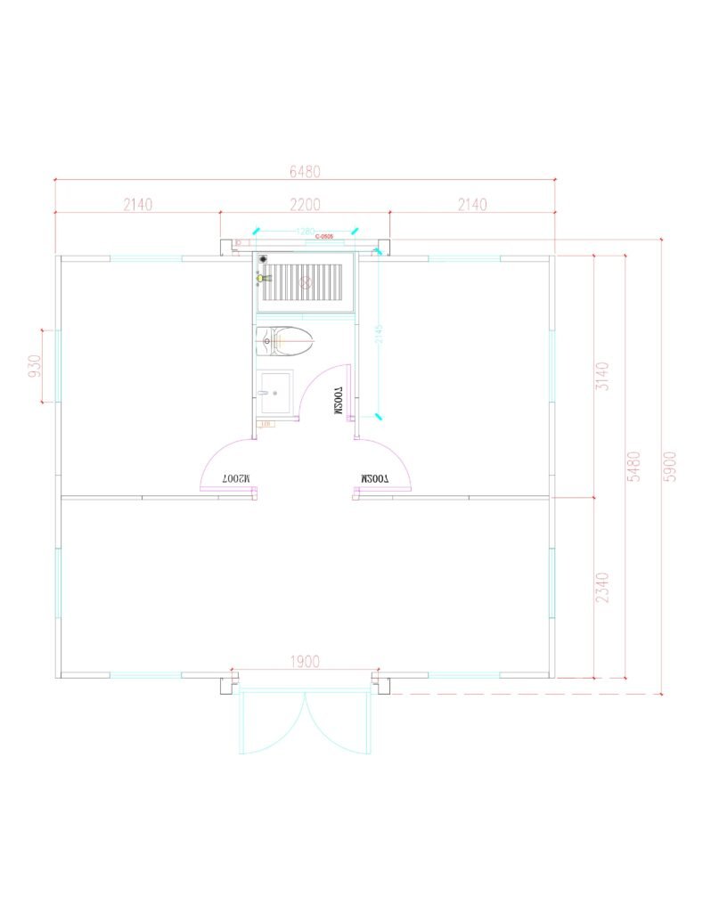 Common Layout Drawings for 20FT Expandable Container 6