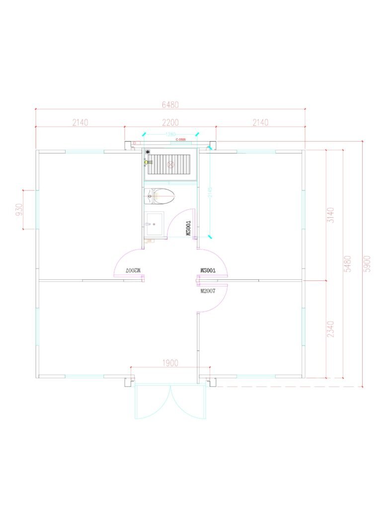 Common Layout Drawings for 20FT Expandable Container 7