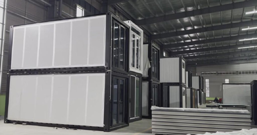 flat pack vs expandable container house