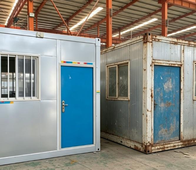 Old vs new container house lifespan comparison