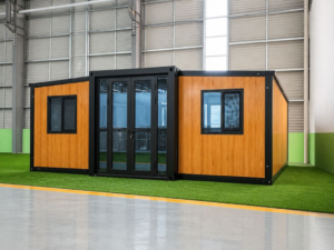 Modular container houses including accommodation office and toilet units for project sites