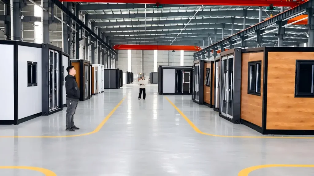 Expandable container house exterior and configuration options
