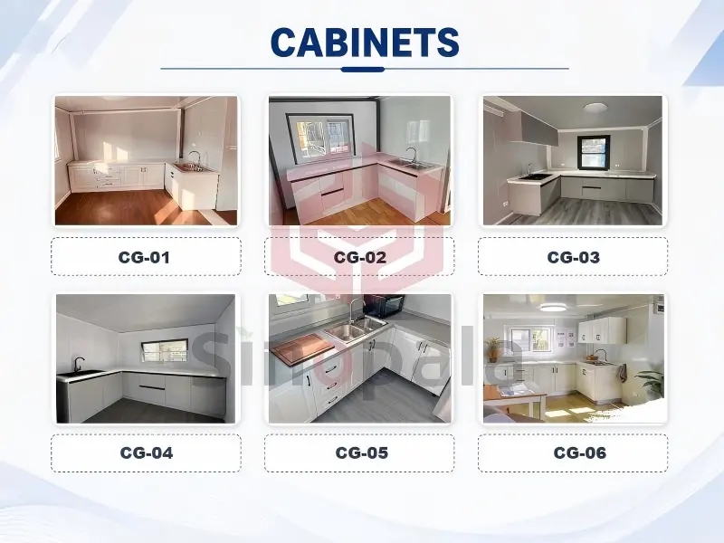 Optional cabinets(1)