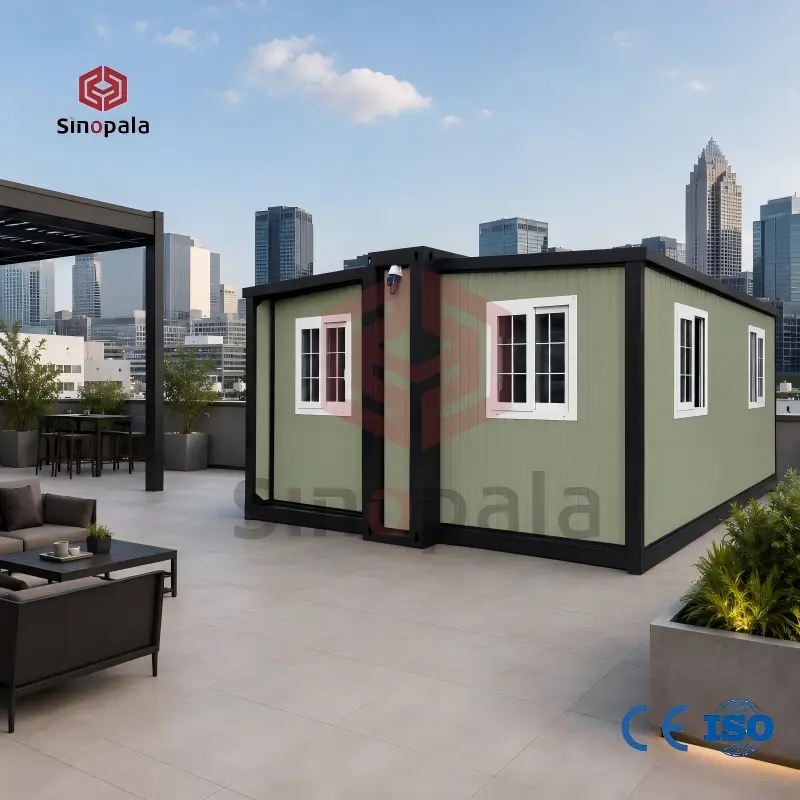 expandable container house for construction site office